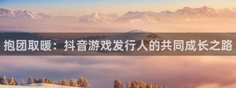 杏耀子最好看的小说：抱团取暖：抖音游戏发行人的共同成长之路